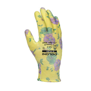 Робочі рукавички DOLONI 4347 нейлон поліуретан неповний гладкий облив